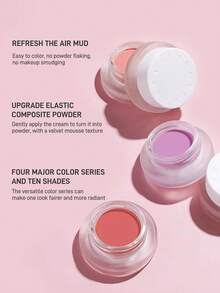 FOREVER KEY Blush Powder Features Smooth, Blendable, Grain-Free Texture With Zero Fallout. Waterproof, Sweat-Resistant And Long-Lasting, It Is Perfect For Travel. Favored By Y2K And Gen Z, It Is An Ideal Mother's Day Gift - #02 August April - View 5