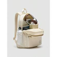 Tas Ransel Anta Mochi Kapasitas Besar untuk Mahasiswa, Tas Sekolah Laptop Perjalanan Unisex untuk Siswi SMP - Krem muda - View 3