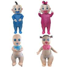 1pc (Blower Not Included) Adult COS Doll Inflatable Costume, Unisex, Cute Cartoon Design, Quick Inflation, Holiday Party Performance Prop, Loose And Comfortable, Leak-Proof, Holiday Gift - Multicolor - View 6
