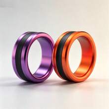 2pcs Zinc Alloy Ring Line Puller, Ring-Shaped Line Puller, Anti-Slip Fastening Ring, Fishing Line Knotting Tool, Hand Protection Tool, Suitable As A Gift For Father, Boyfriend Or Son - Multicolor - View 3