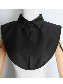 Detachable Fake Collar, Unisex, Business Casual, Versatile, Sleeveless - Multicolor - View 4