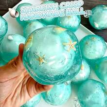 Mainan Squishy Buatan Tangan Terbaru Berbentuk Bintang Laut dan Kerang, Mainan Gelisah dengan Kontrol Suara ASMR, Mainan Pereda Stres Bertema Laut Transparan untuk Remaja dan Dewasa, Hadiah Ulang Tahun, Natal, Kejutan, dan Liburan. - MultiWarna - View 6