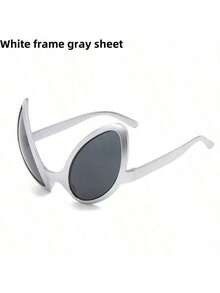 1pc Alien Glasses Funny Party Glasses Holiday Ball Alien Costume Party Supplies Funny Random Color - Multicolor - View 5