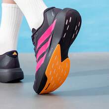 Adidas New Adizero EVO SL Anti-Slip Men's Marathon Running Shoes - Black/Pink-orange - View 6