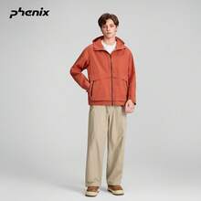 +Phenix 3L Outdoor Windproof Waterproof Functional Woven Jacket 2025FW - Warm Orange - View 3