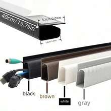 1pc Desktop Cable Management Box, No Drilling Required, Cable Storage Tray, Cable Protector - Multiple Styles - View 3