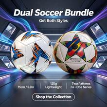 2pcs Different Pattern Futuristic Smart Texture Size 2 Football, Newly Upgraded Nano Anti-Permeation Ball Skin, Wear-Resistant And Impact-Resistant. Streamlined Zonal Visual Design, Matte Tech Paint Finish Premium And Stylish, Smooth Ball Control Feel For Training. Both Professional Training Ball And Home Display Item, Fashion And Sports Dual-Purpose. - Blue - View 8
