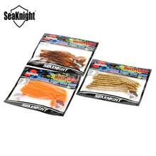 SeaKnight Soft Lure Fishing Bait, Ribbed Texture Design, Soft Body, Natural Swimming Action, Reflective Glitter Attracts Fish, Suitable For Bass, Trout, Perch Fishing Accessories - Multicolor - View 5