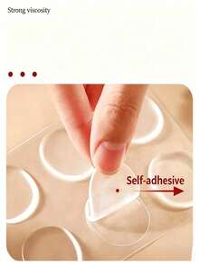 1-18pcs Self-Adhesive Nighttime Forehead Patches, Reusable Elastic Silicone Patches, Suitable For Forehead And Full Face, Washable, Smooths Fine Lines And Forehead Wrinkles, Skincare Accessory, Essential Travel Facial Care Product - One Size Fits All - View 5
