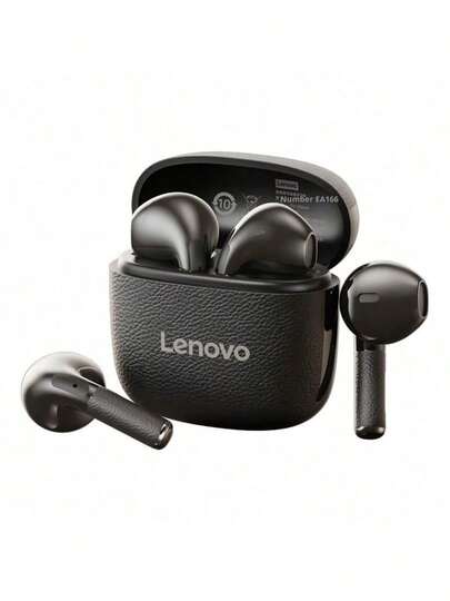 Lenovo EA166 Bluetooth 5.4 Earphones: High-Quality Sound, Smart Noise Cancellation For Clear Calls, IPX5 Waterproof & Sweatproof, Ultra-Low Latency