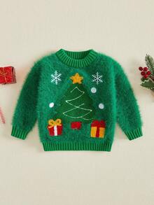 Baby Boys Knit Tops - Green - View 6