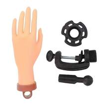 Bendable Nail Practice Hand With Mounting Bracket For Nail Art Training Realistic Fake Hand Model For Home DIY Use - Bendable Nail Art Practice Hand Model - View 14
