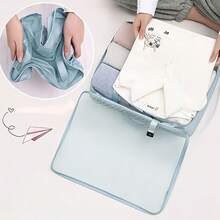1pc Visible Mesh Top Travel Storage Bag, Thickened Nylon Fabric + Mesh Top Design, Clothes & Luggage Organized And Easy To Find, Quick Access Without Clutter, Essential For Business Trips And Vacations - View 4