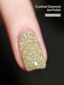 9 Colors Glitter Pattern Gel, High Saturation Semi-Solid Nail Polish Gel In Jar, Suitable For Special Use In Nail Salons - Multicolor - View 9