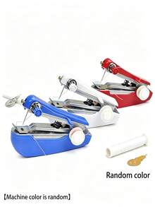 15pcs/1set Portable Handheld Sewing Machine Kit, Includes 1 Mini Portable Sewing Machine And 2 Rolls Of 12-Color Free Sewing Thread, Easy To Use, Suitable For Home Handicraft Sewing - Multiple Styles - View 8