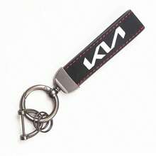 Suede Key Ring Sport Car Keychain Custom For Kia Sportage Ceed Picanto Rio ProCeed Niro Morning KN Car Emblem Gift With - A - View 10