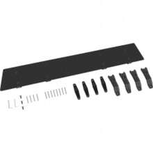 Universally Mount Fit Rooftop 106cm/42" CrossBar Wind Fairing Air Deflector Kit - A - View 12