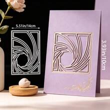 Troquel de metal para hacer tarjetas de rompecabezas cuadradas, molde de papel para relieve, adecuado para scrapbooking, DIY, álbum de fotos y suministros para hacer tarjetas (03) - MC1260 - Ver 8