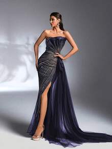 Wedding Dresses - Navy Color - View 6