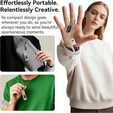 Mini Keychain Digital Camera:2K Digital Mini Camera With 16GB Card,Vintage Keychain Video Camera, 1" HD LCD Display, 400mAh Battery Portable Small Cameras - View 5