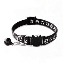 Customized Reflective Cat Collar With Bell And Buckle - Can Customize Anti-Lost ID Tag - Suitable For Kittens And Adult Cats, Personalized Gift, Breakaway - Multicolor - View 14