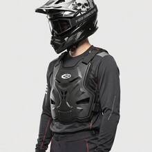 1 Piece Of Motorcycle Armor Vest Protective Equipment For Riders Chest And Back Anti Fall Armor Riding Knee And Elbow Protection Man Woman Rider Gift - A - View 6