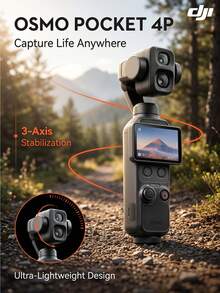 dji Osmo Pocket 4P雙主攝口袋電影機，1吋+60mm中焦，4K/240fps慢動作，Vlog創作旗艦 - 查看 1