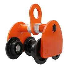 YUNRUX 2T-Balkenwagen, Balkenwagen, Manual Push Cart With Casters - Orange - View 7