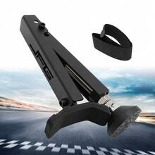 Motorbike Single Side Stand Motorcycle Front Rear Wheel Lift Stand Support Black - Default - View 1
