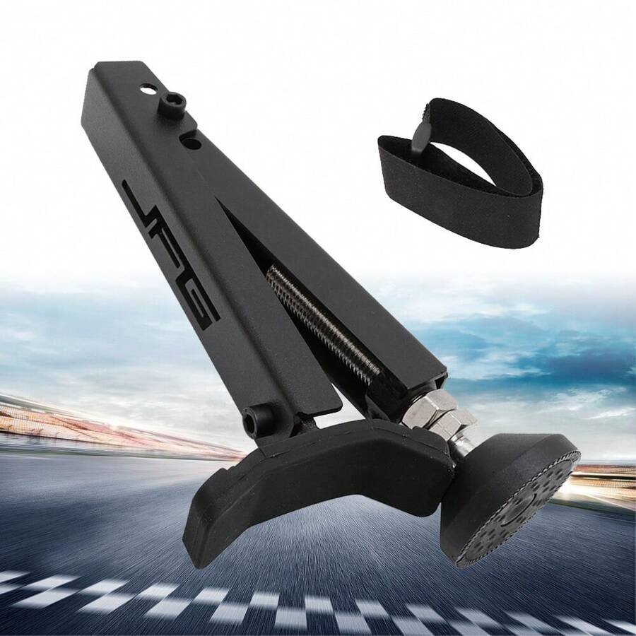 Motorbike Single Side Stand Motorcycle Front Rear Wheel Lift Stand Support Black - Default - View 1