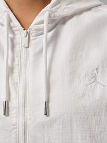 Jordan Women's Fashion Zip-Up Long Sleeve Hooded Sports Jacket For Daily Wear - White - View 4