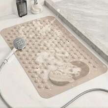 1pc Non-Slip Massage Bathtub Mat With Massage Foot Pad, Durable PVC Shower Suction Cup Mat, Bathroom Safety Mat, Suitable For Home Toilet, Non-Slip Safety Design, Rectangular Shower Mat And Bathroom Anti-Slip Mat - A - View 6