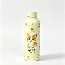 1pc 500ML/17oz Puppy Series Water Cup, Double-Wall Stainless Steel Insulated Cup, Cold-Preserving Cup, Vacuum Flask And Thermal Bottle, Travel And Outdoor Use Cup, Gym And Outdoor Sports Cup, Coffee Cup, Flat Bottom Cup, Car Cup, Winter And Summer Drinkware, Back To School, Birthday Gift, Holiday Gift Design, Suitable For Graduation, Travel, Camping, Birthday, Dorm, Summer, Anniversary, Gift, Living Room, Kitchen Essential, Cup - View 8