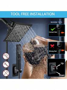 Fixed Showerheads - Black - View 8