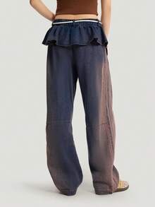 Adidas Originals Women's OG W 2IN1 Denim Pants KS0624 - Clay Red - View 3