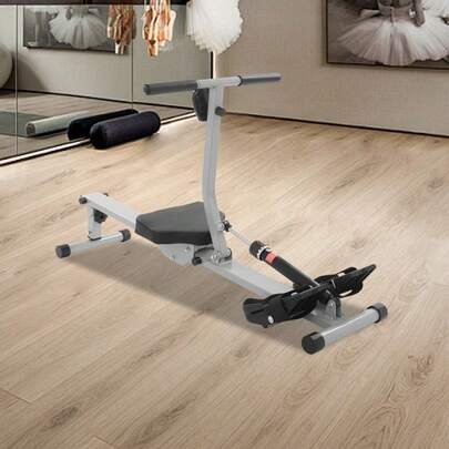 Rowing Machine Water Resistance, 12 Levels Adjustable, Foldable Design, Heavy Duty Steel, Comfortable Seat, For Home Gym