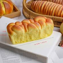 1pc Realistic Tearable Bread Caterpillar Model Food Prop, Handmade Decorative Ornament - Multicolor - View 10