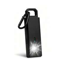 Rechargeable 130dB Personal Safety Alarm With LED Light, Vibration Sensor, Portable Alarm, USB-C Charging, Suitable For Women, Teens, Seniors - A - View 1