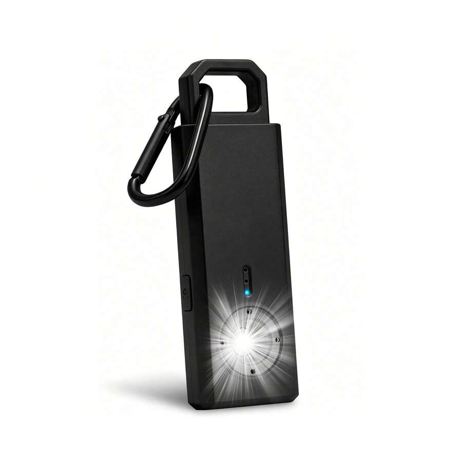 Rechargeable 130dB Personal Safety Alarm With LED Light, Vibration Sensor, Portable Alarm, USB-C Charging, Suitable For Women, Teens, Seniors - A - View 1