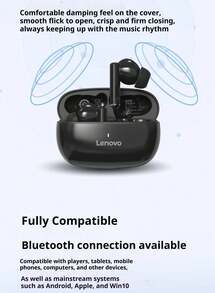 Lenovo TA210 無線耳機 清晰通話 長續航 通話運動耳機 ENC 智慧藍牙耳機 - 月岩白 - 查看 8