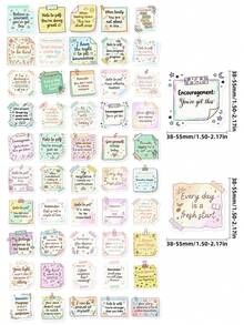 50Pcs Motivational Quote Stickers, Positive Inspirational Text Waterproof Vinyl Decals, Decor Stickers For Water Bottles, Laptops, Luggage, Teen Back To School Stationery - 50Pcs - View 10