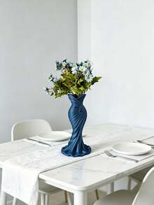 1pc Elegant Dress-Style 3D Printed Decorative Vase, No Water Needed, Minimalist Desktop Ornament, Suitable For Dried Flowers And Artificial Flowers, Can Be Placed On Table, Shelf, Bedroom, Living Room And Office, Thoughtful Gift For Women - Multicolor - View 9