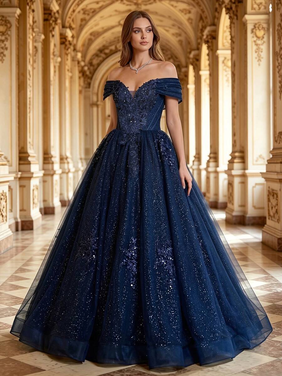 Wedding Dresses - 寶藍色 - 查看 1