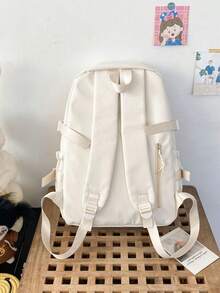Japanese Kawaii Women New 2026 Transparent Backpack Women Large Capacity Ita Backpack School Bags For College Student JK - Multicolor - View 3