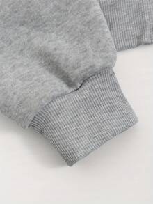 2026 New Arrival Bestseller Fall Clothes For Women, Casual "PARKE" Letter Print Loose Pullover Hoodie, Encountering Lazy Fashion Women's Graphic Tops - 灰色3 - 查看 6