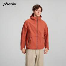 +Phenix 3L Outdoor Windproof Waterproof Functional Woven Jacket 2025FW - Warm Orange - View 2