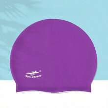 High Elastic Silicone Waterproof Swimming Cap, Unisex, Comfortable Hair Protection, No Tightness, Adult Swim Cap 4 Colors Available - Multicolor - View 8