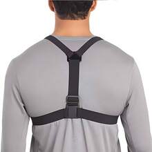 Tali Penyangga Dada yang Dapat Diatur | Harness Tubuh untuk Kamera Aksi | Dapat Diatur Sepenuhnya, Satu Ukuran Cocok untuk Sebagian Besar Tipe Tubuh - MultiWarna - View 8