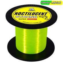 YACUMA Fluorescent Yellow - High-Quality Monofilament Nylon Fishing Line 1005M/1099YDS Low Ductility And High Wear Resistance Long-Distance Casting Sea Fishing Line Suitable For Freshwater And Saltwater Fishing - Yellow - View 15