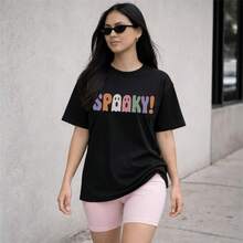 Women T-Shirts - 黑色 - 查看 5